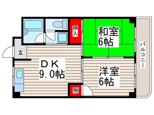 シャトレグレイスの物件間取画像